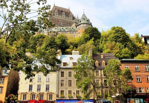 Ville de Quebec avec Chateau Frontenac