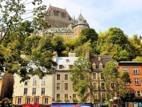 Ville de Quebec avec Chateau Frontenac