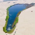 Oasis du désert péruvien pres d'Ica