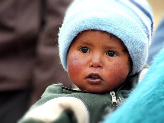 Enfant de Tiraque en Bolivie