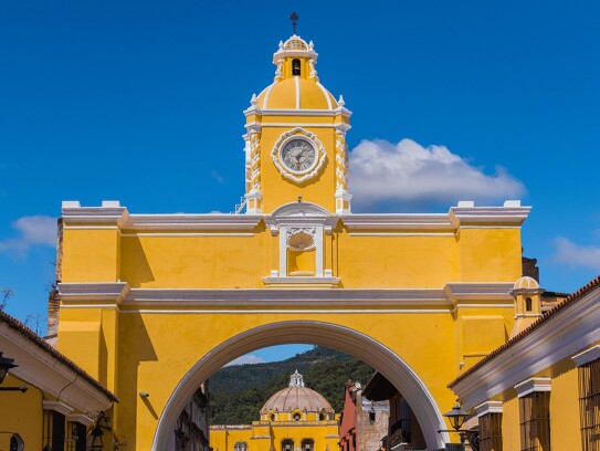 Architecture coloniale d'Antigua par J. Gonzalez